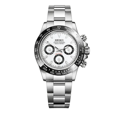 Seiko Mod Daytona panda racer dial