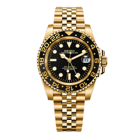 Seiko Mod GMT gold