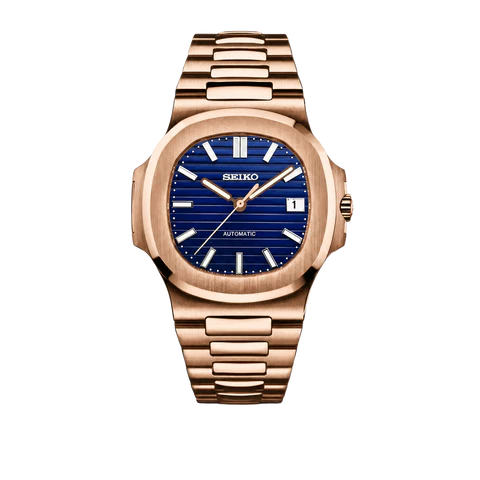 Seiko Mod Nautilus royal rose blue