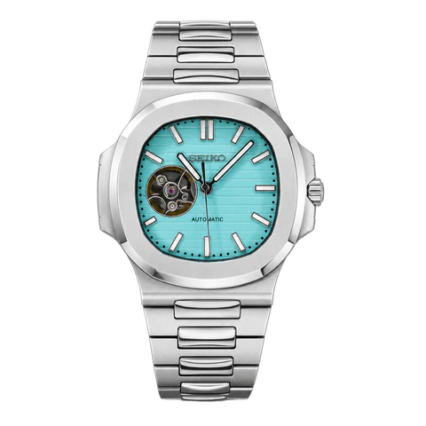 Seiko Mod Nautilus Tiffany open heart
