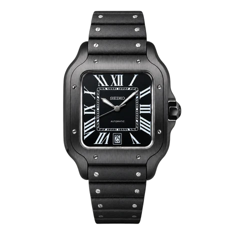 Seiko Mod Santos ADLC black